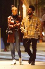 BELLA HADID and The Weeknd Out in New York 10/10/2018