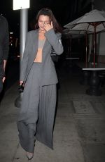 BELLA HADID Leaves Madeo Restaurant in Beverly Hills 10/20/2018
