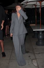 BELLA HADID Leaves Madeo Restaurant in Beverly Hills 10/20/2018