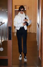 BELLA HADID Leaves Pier 59 Studios in New York 10/22/2018