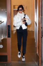 BELLA HADID Leaves Pier 59 Studios in New York 10/22/2018