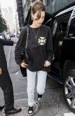BELLA HADID Out in New York 10/03/2018