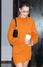 BELLA HADID Out in New York 10/08/2018