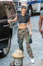 BELLA HADID Out in New York 10/13/2018