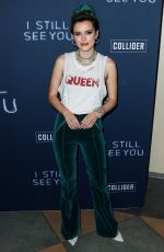 BELLA THORNE at I Still See You Special Screening in Sherman Oaks 10/02/2018