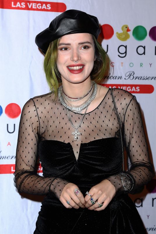 BELLA THORNE Celebrates Her 21st Birthday at Sugar Factory in Las Vegas 10/08/2018