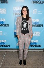 BETH DOVER at Dear Evan Hansen Opening in Los Angeles 10/20/2018