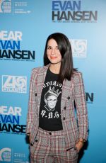 BETH DOVER at Dear Evan Hansen Opening in Los Angeles 10/20/2018