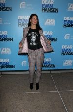 BETH DOVER at Dear Evan Hansen Opening in Los Angeles 10/20/2018