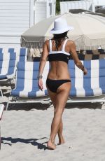 BETHENNY FRANKEL in Bikini at a Beach in Miami 10/20/2018