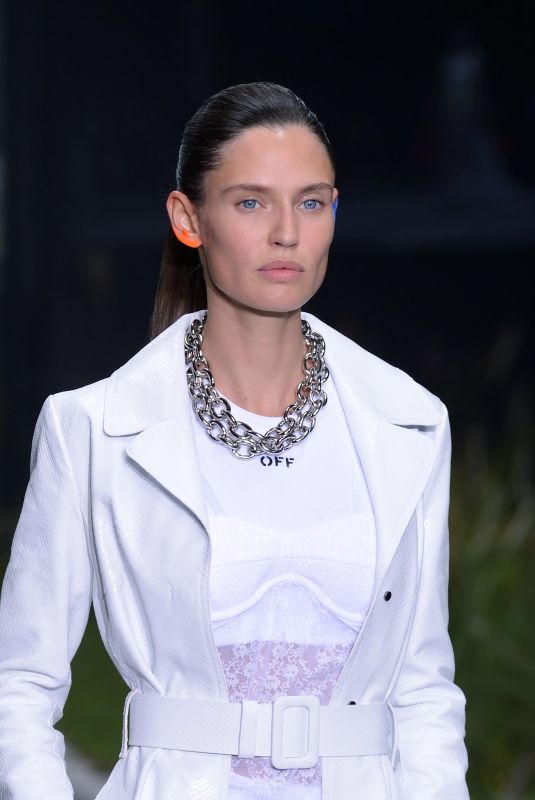 BIANCA BALTI at Off White Eunway Show at Paris Fashion Week 09/27/2018