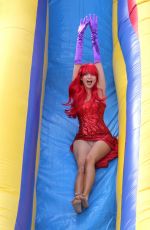 BLANCA BLANCO as Jessica Rabbit at a Pumpkin Patch in Los Angeles 10/22/2018