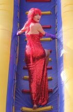 BLANCA BLANCO as Jessica Rabbit at a Pumpkin Patch in Los Angeles 10/22/2018