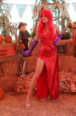 BLANCA BLANCO as Jessica Rabbit at a Pumpkin Patch in Los Angeles 10/22/2018