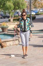 BLANCA BLANCO Out with Her Bunny in Los Angeles 10/28/2018