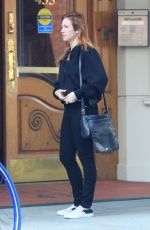 BRITTANY SNOW Out and About in Beverly Hills 10/22/2018