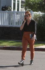 BRITTANY SNOW Out for Lunch in Los Angeles 10/24/2018