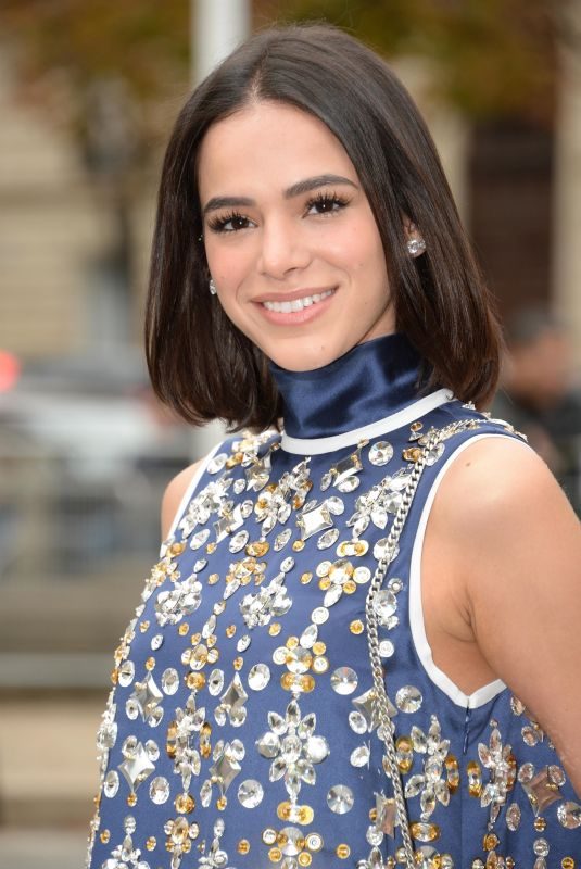 BRUNA MARQUEZINE at Miu Miu Fashion Show in Paris 10/02/2018