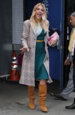 BUSY PHILIPPS Leaves Good Morning America in New York 10/12/2018