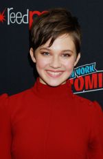 CAILEE SPAENY at Bad Times at the El Royale Panel at New York Comic-con 10/05/2018