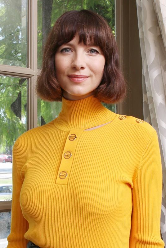 CAITRONA BALFE at Outlander Press Conference in Beverly Hills 10/08/2018