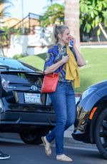 CAMERON DIAZ Leaves a Party in Long Beach 10/06/2018