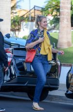 CAMERON DIAZ Leaves a Party in Long Beach 10/06/2018