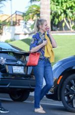 CAMERON DIAZ Leaves a Party in Long Beach 10/06/2018