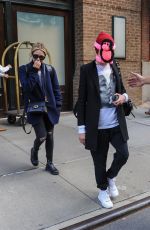 CARA DELEVINGNE and ASHLEY BENSON Leaves Greenwich Hotel in New York 10/19/2018