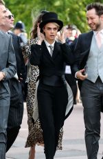 CARA DELEVINGNE at Wedding of Princess Eugenie of York and Jack Brooksbank at St. George