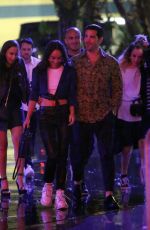 CARA SANTANA and Jesse Metcalfe at Staples Center in Los Angeles 10/12/2018