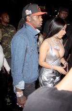 CARDI B Leaves Argyle Nightclub in Los Angeles 10/14/2018
