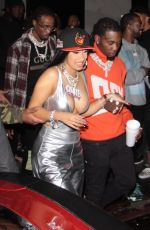 CARDI B Leaves Argyle Nightclub in Los Angeles 10/14/2018