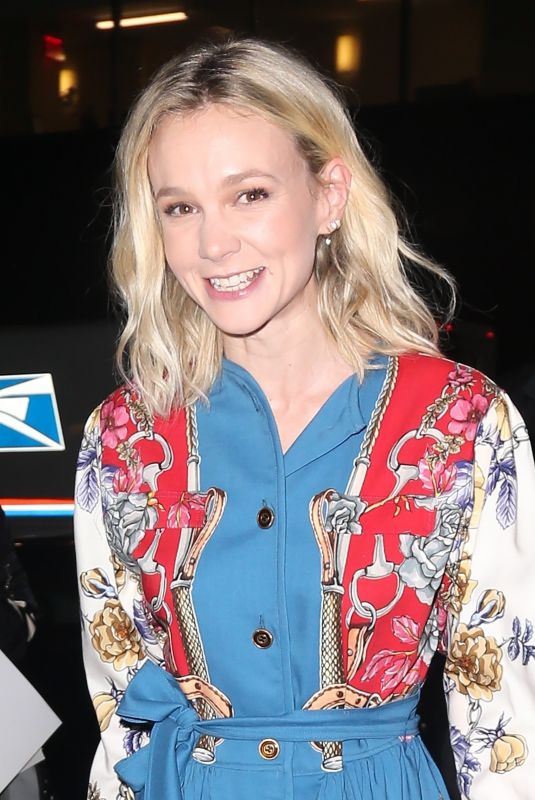 CAREY MULLIGAN Night Out in New York 10/15/2018
