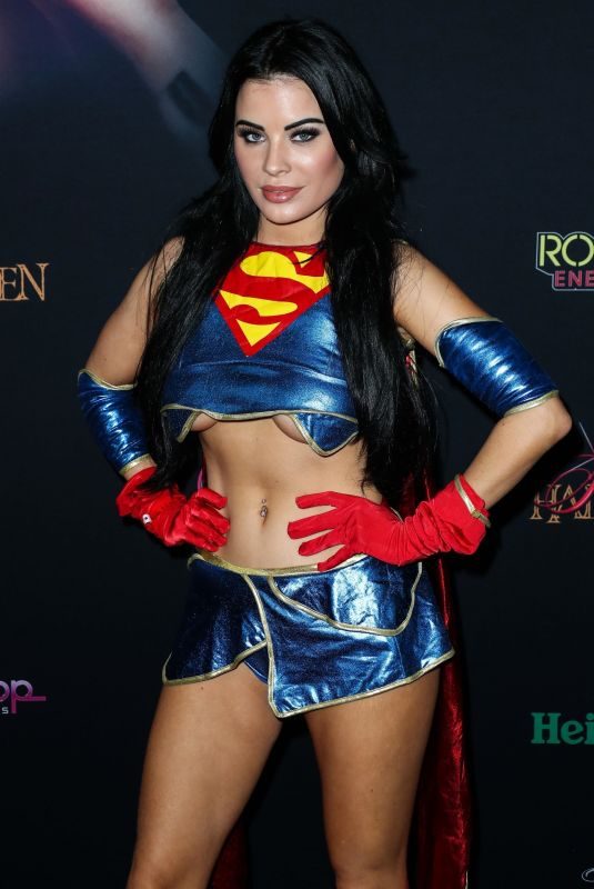 CARLA HOWE at Karma International Kandy Halloween Party in Los Angeles 10/21/2018