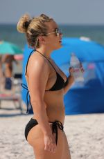 CARMEN VALENTINA in Bikini at a Beach in Miami 10/15/2081