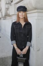 CAROLINE RECEVEUR at Elie Saab Fashion Show in Paris 09/29/2018