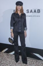 CAROLINE RECEVEUR at Elie Saab Fashion Show in Paris 09/29/2018