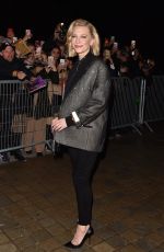 CATE BLANCHETT Arrives at Louis Vuitton Show at Paris Fashion Week 10/02/2018