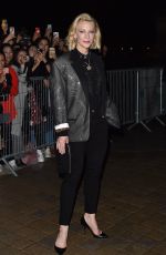 CATE BLANCHETT Arrives at Louis Vuitton Show at Paris Fashion Week 10/02/2018