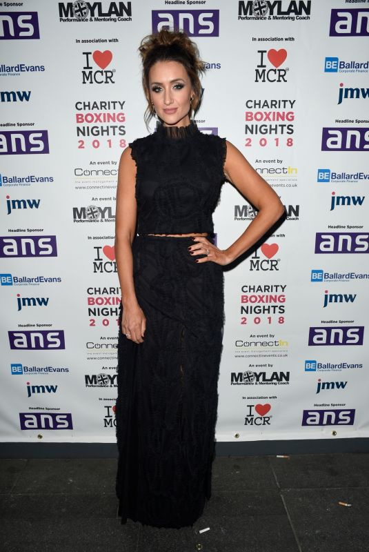 CATHERINE TYLDESLEY at Charity Boxing Nights Event in Manchester 10/06/2018