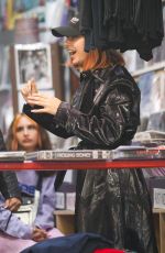 CHARLI XCX Arrives at a Record Store in Melbourne 10/29/2018