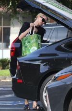 CHARLIZE THERON at Grocery Store in Los Angeles 09/29/2018