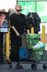 CHARLIZE THERON at Grocery Store in Los Angeles 09/29/2018