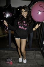 CHARLOTTE DAWSON Celebrates Birthday in Blackpool 10/13/2018