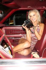 CHARLOTTE MCKINNEY Arrives at a Halloween Party in Beverly Hills 10/27/2018