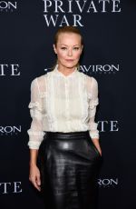 CHARLOTTE ROSS at A Private War Premiere in Los Angeles 10/24/2018