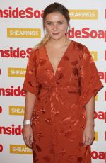 CHELSEA HALPENNY at Inside Soap Awards 2018 in London 10/22/2018