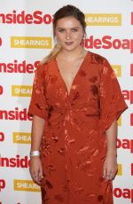 CHELSEA HALPENNY at Inside Soap Awards 2018 in London 10/22/2018