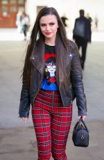 CHER LLOYD Promoting Her None of My Business Single at BBC Radio in London 10/26/2018